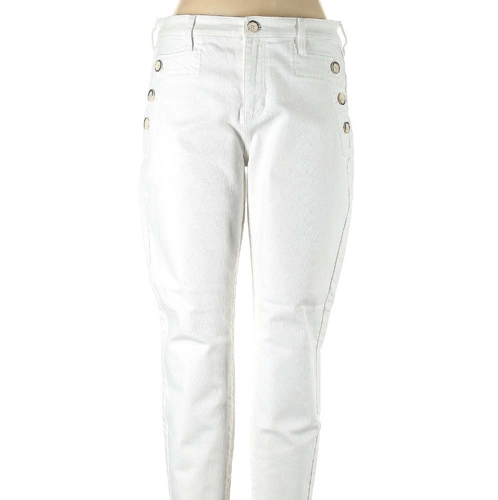LIVERPOOL Abby Skinny Sailor Jeans With Button Details